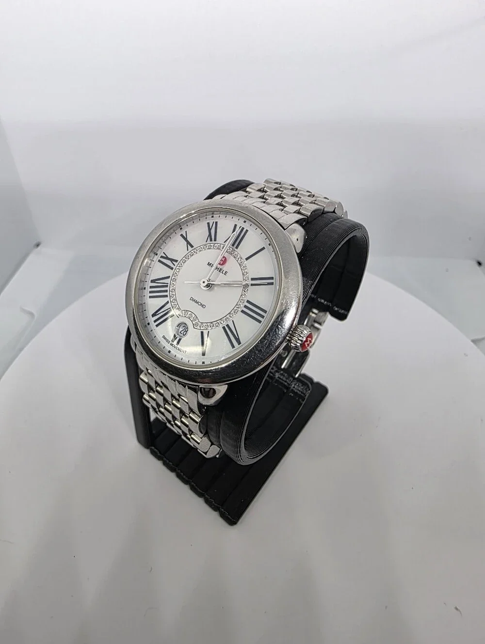 Michele Serein Diamond Collection, 29mm Watch with 46 Diamonds.